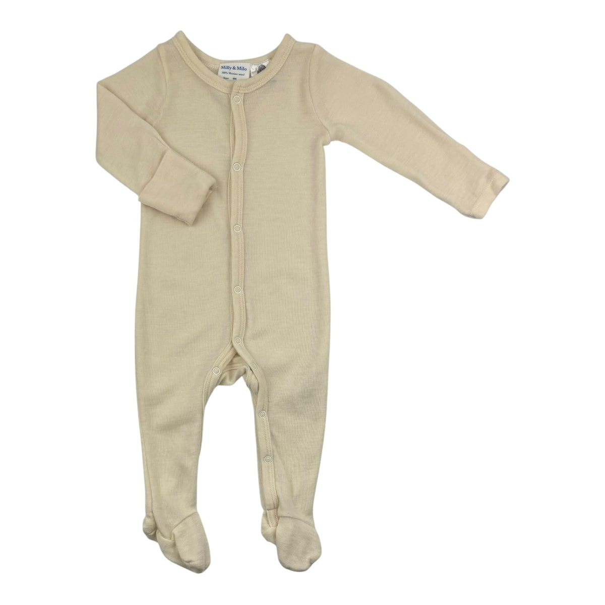 Milly & Milo Merino Onesie (Size 0-3M)