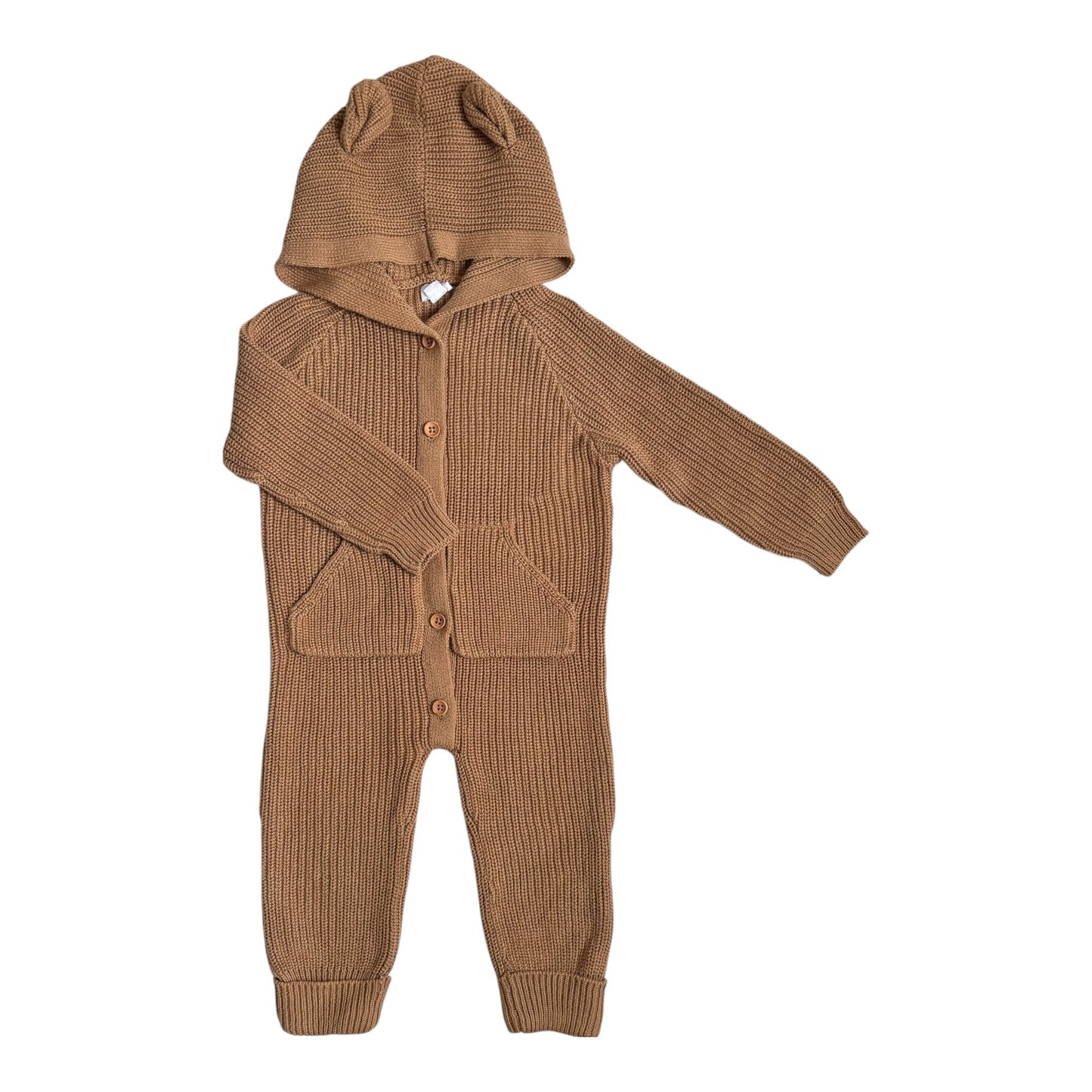 Jamie Kay Knit Bear Onesie (Size 2Y)