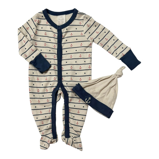 Little Bundle Onesie & Beanie (Size NB)