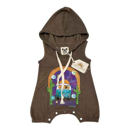 Salty Shreds Romper (Size 3-6M)