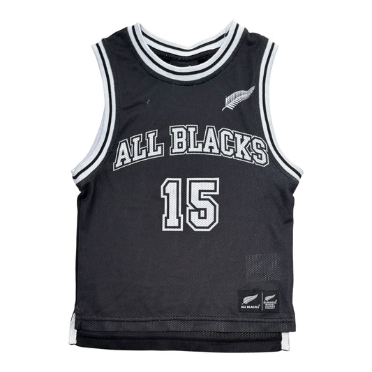 All Blacks Singlet  (Size 4Y)