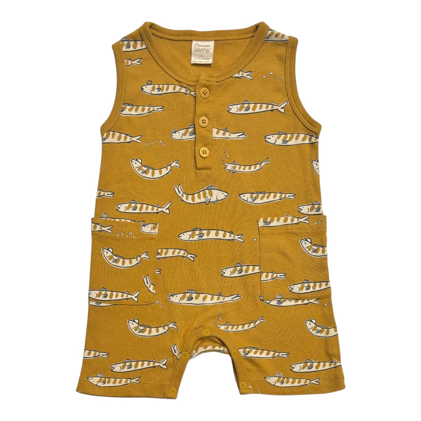Nature Baby Romper (Size 6-12M)