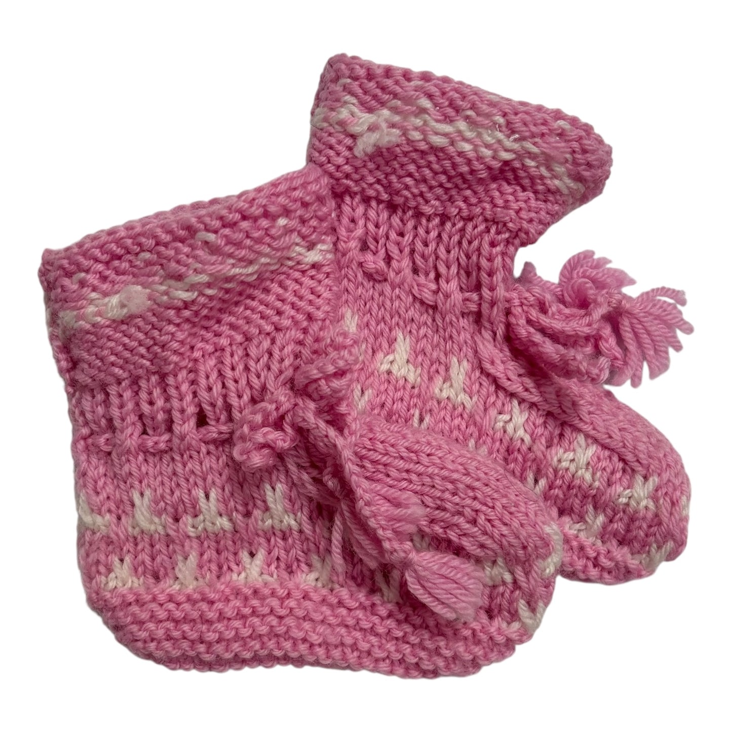 Handmade Knit Booties (Size NB)
