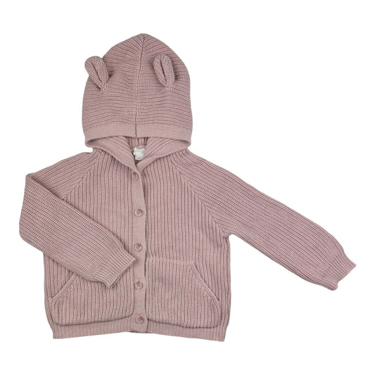 Jamie Kay Bear Knit Cardigan (Size 3Y)