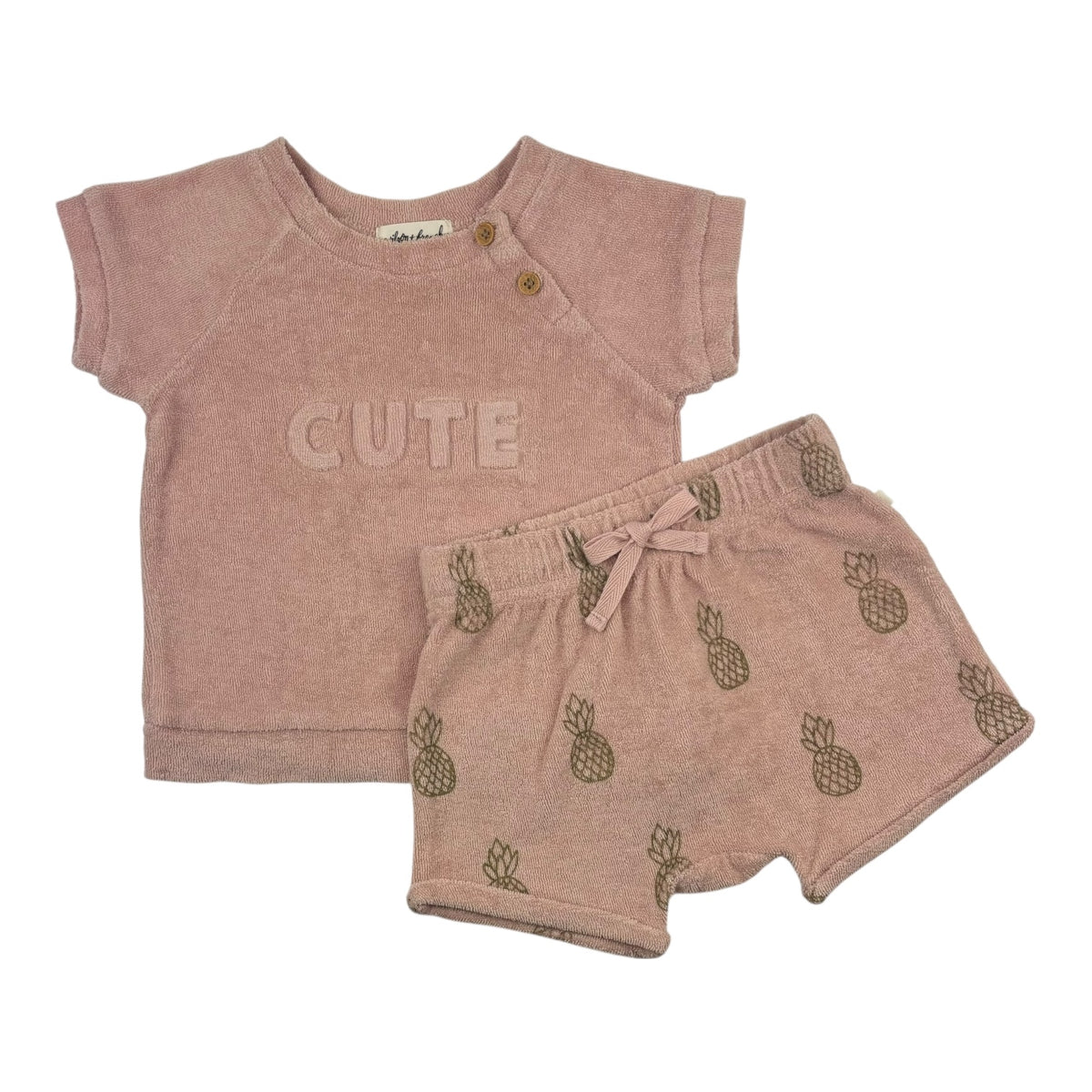 Wilson & Frenchy Top & Shorts (Size 3-6M)