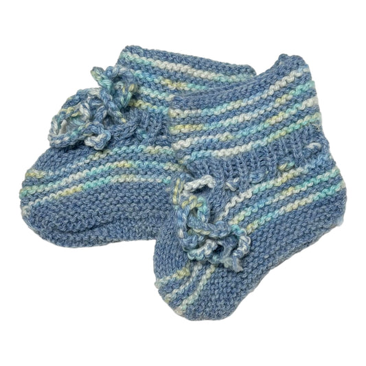 Handmade Knit Booties (NB)