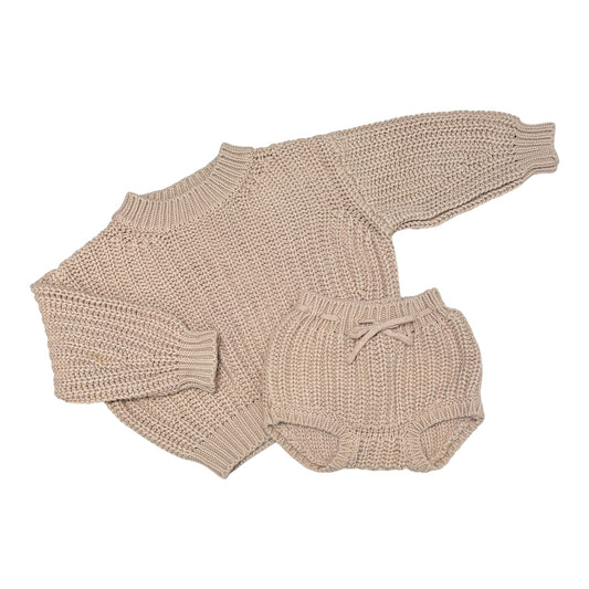 Quincy Mae Knit Jumper & Bloomers (Size 6-12M)