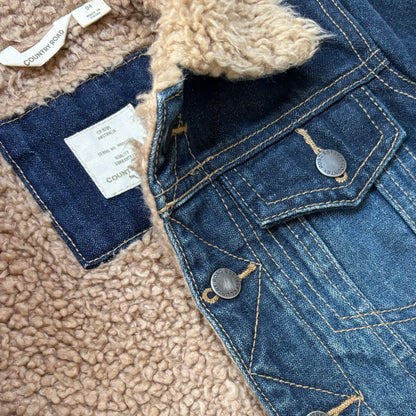 Country Road Fleece Denim Jacket (Size 4Y)