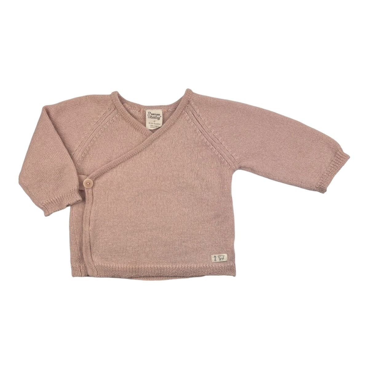 Nature Baby Merino Cardigan (Size 6-12M)