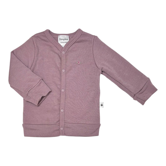Dimples Merino Cardigan (Size 0-3M)