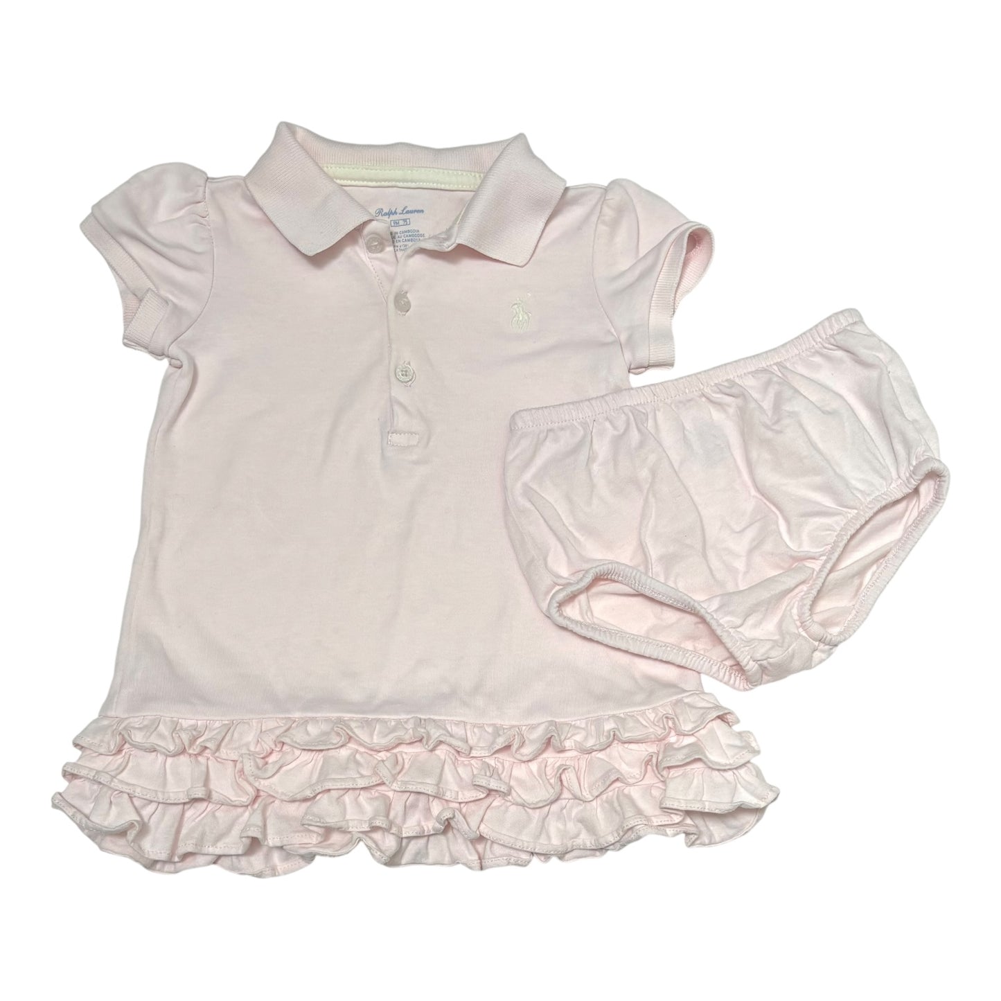 Ralph Lauren Dress & Bloomers (9M)