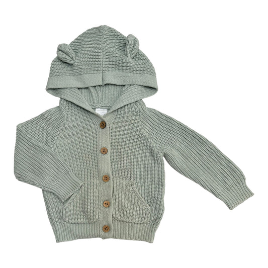 Jamie Kay Bear Knit Cardigan (6-12M)