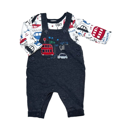 Little Bundle Overalls & Top (0-3M)