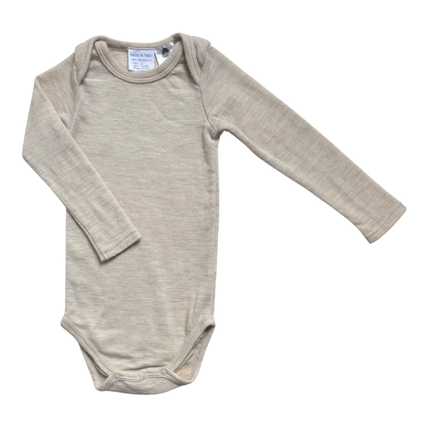 Milly & Milo Merino Bodysuit (Size 12-18M)