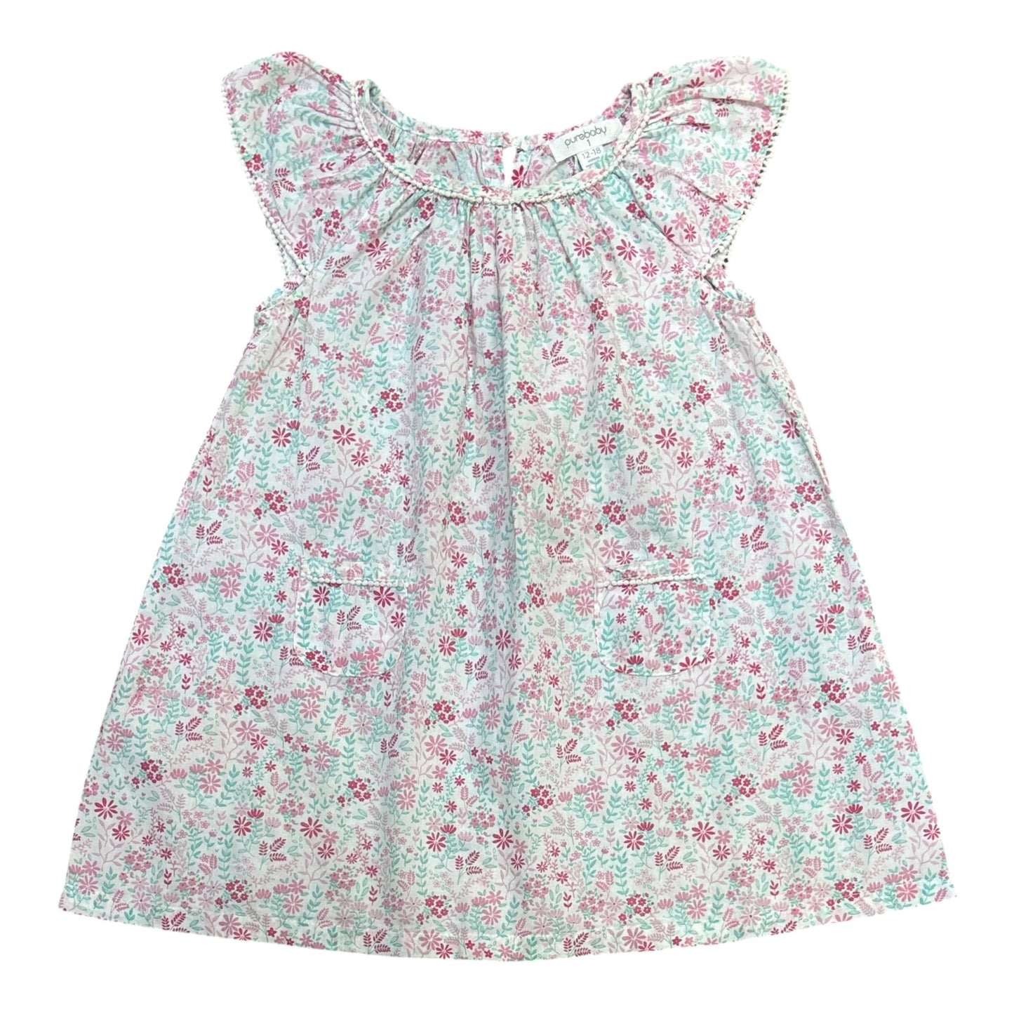 Purebaby Dress (Size 12-18M)