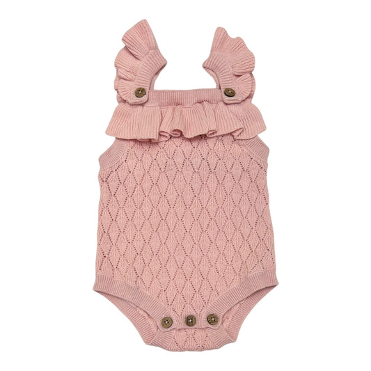 Little Bundle Knit Romper (Size 0-3M)