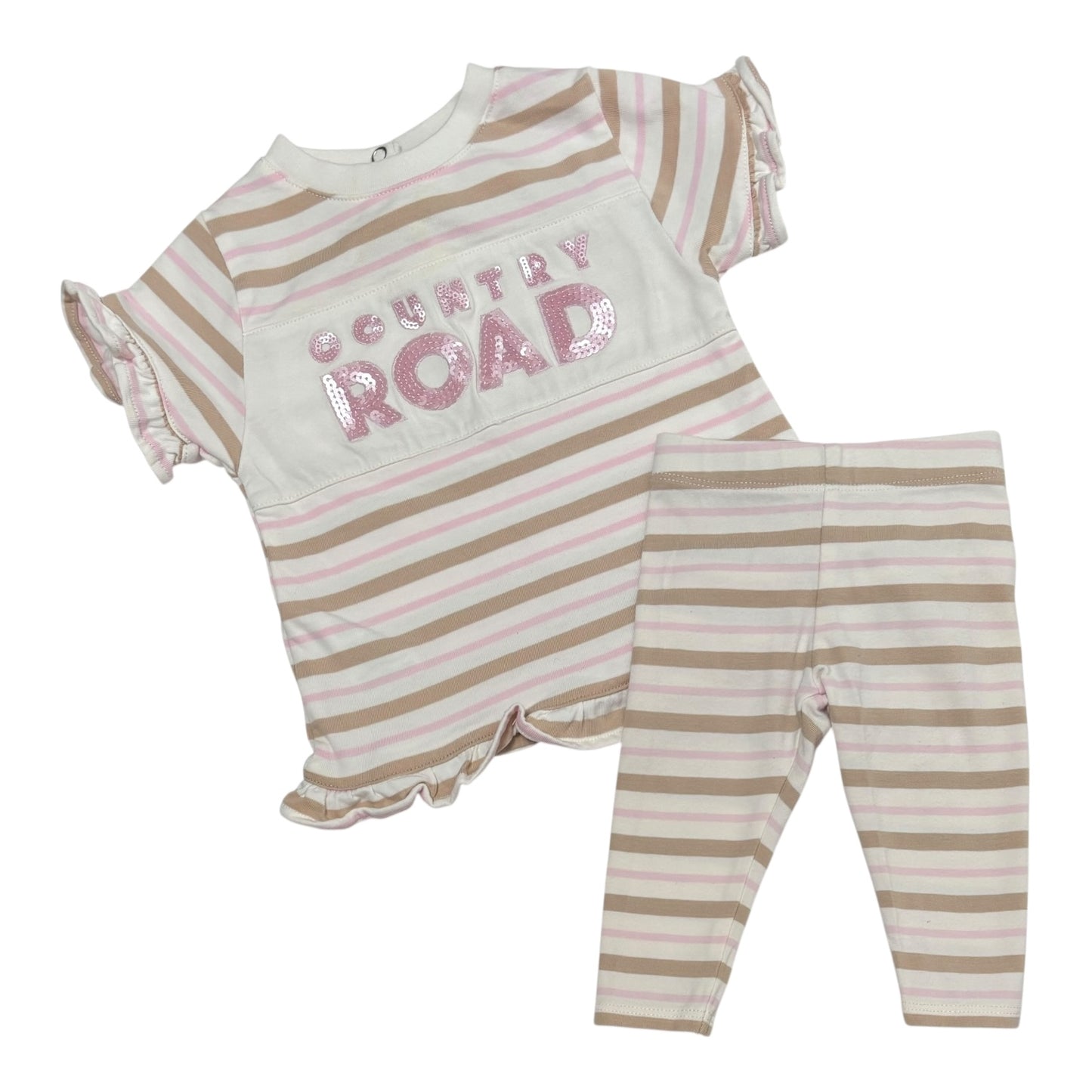 Country Road Dress & Pants (Size 0-3M)