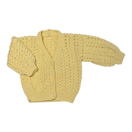 Handmade Knit Cardigan (Size 0-3M)