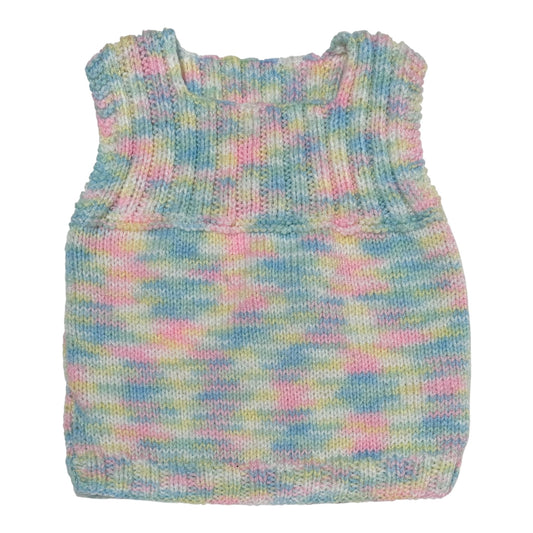 Handmade Knit vest (Size 12-18M)