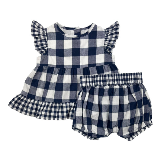 Fred & Flo Top & Shorts (Size 0-3M)