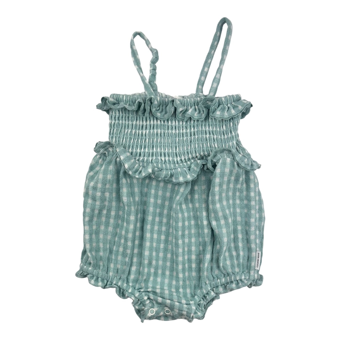 Country Road Romper (Size 12-18M)