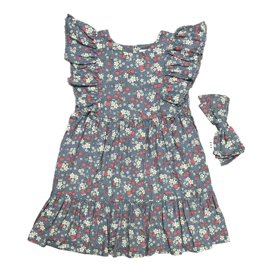 Huxbaby Dress & Hairclip (Size 4Y)