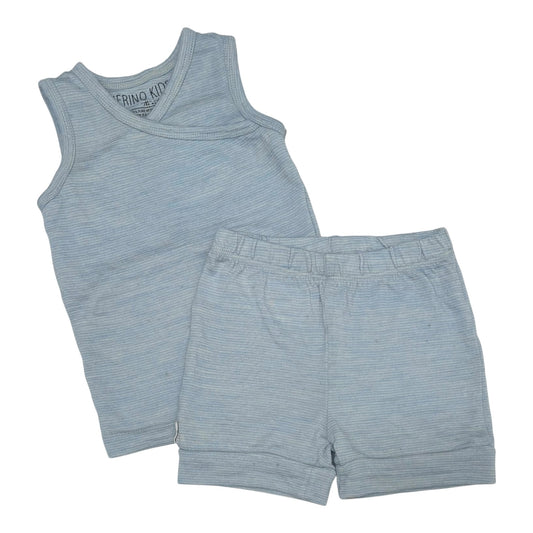 Merino Kids Merino Top & Shorts (Size 3-6M)