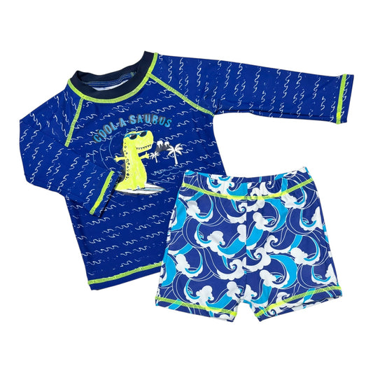 Teeny Weeny Swim Top & Shorts (Size 6-12M)
