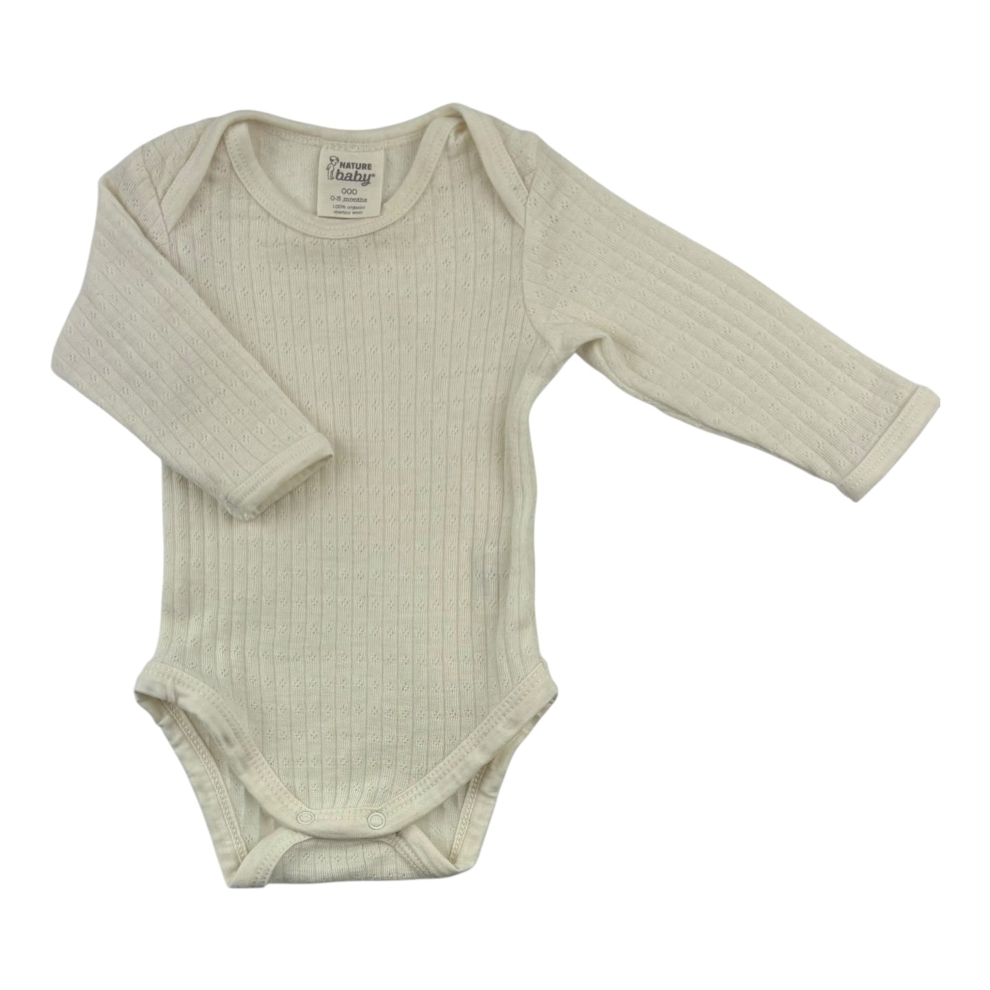 Nature Baby Merino Bodysuit (Size 0-3M)