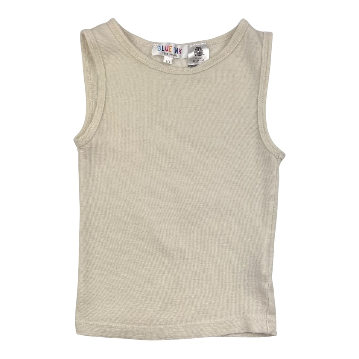 Blue Ink Merino Singlet (Size 2-3Y)