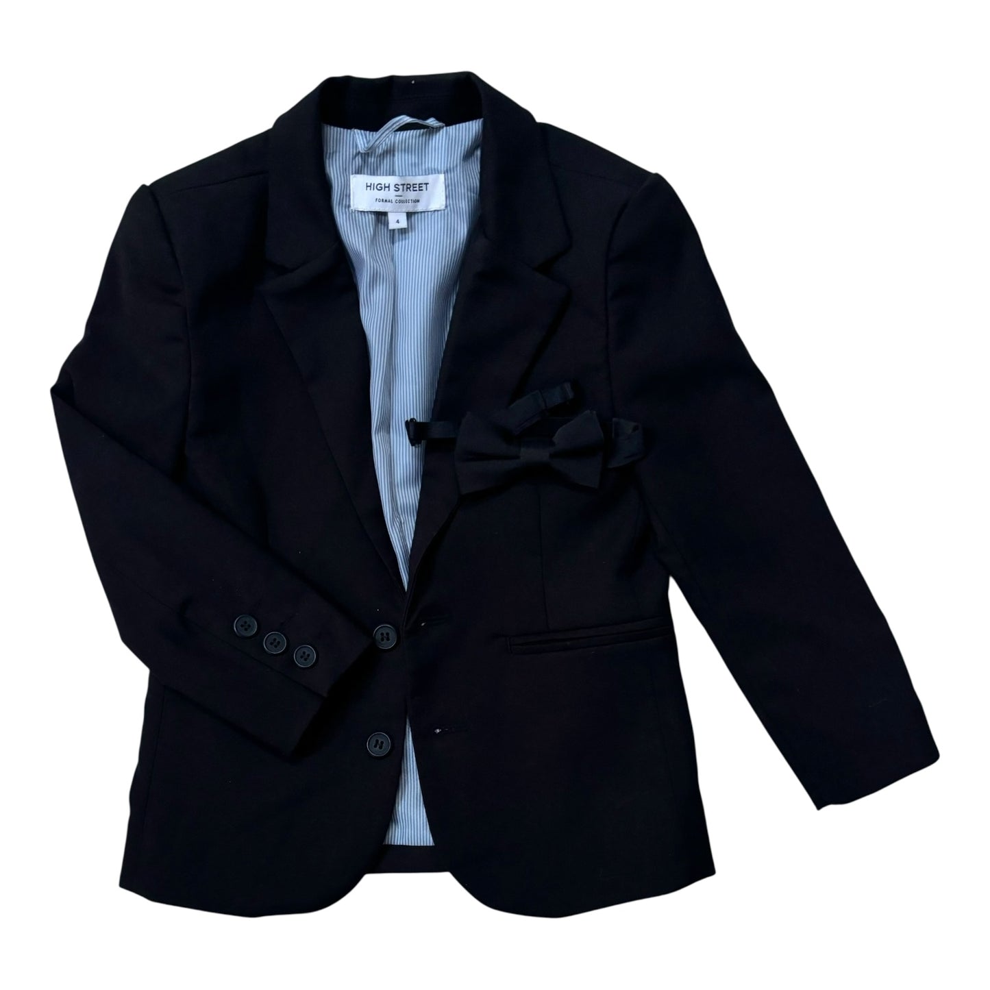 High Street Blazer & Bow Tie (Size 4Y)