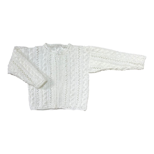 Handmade Knit cardigan (Size 3-6M)
