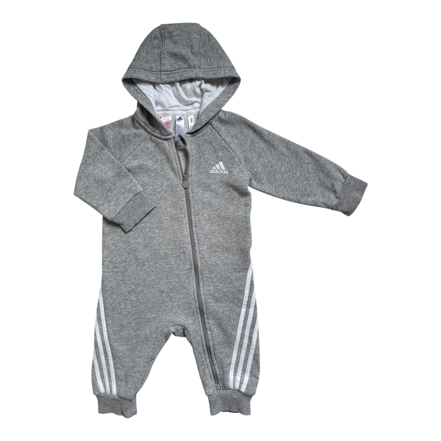 Adidas Fleece Onesie (6-9M)