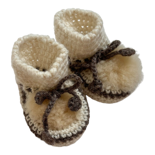 Sheepskin Booties (Size 0-3M)