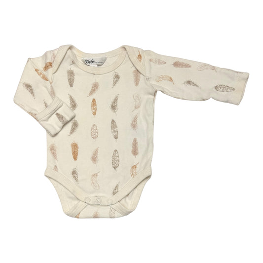 Bebe White Label Bodysuit (Size 0-3M)