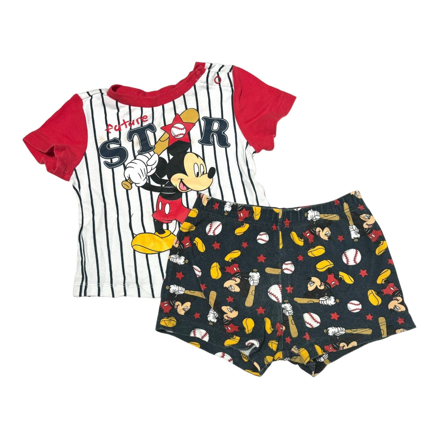 Disney Top & Shorts (6-12M)