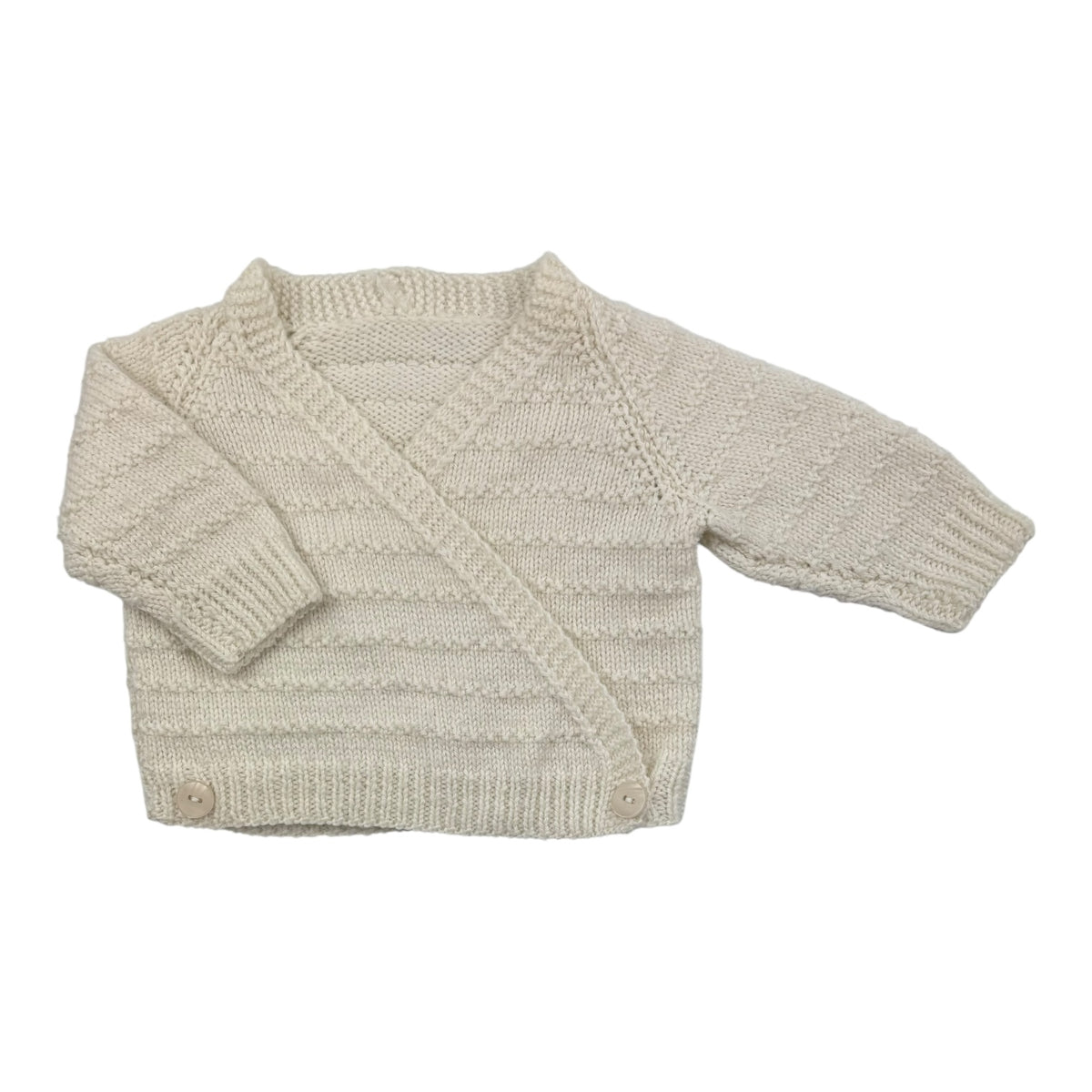 Handmade Knit Cardigan (Size NB)