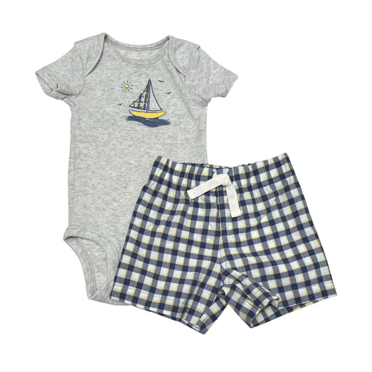 Carter's Bodysuit & Shorts (6M)